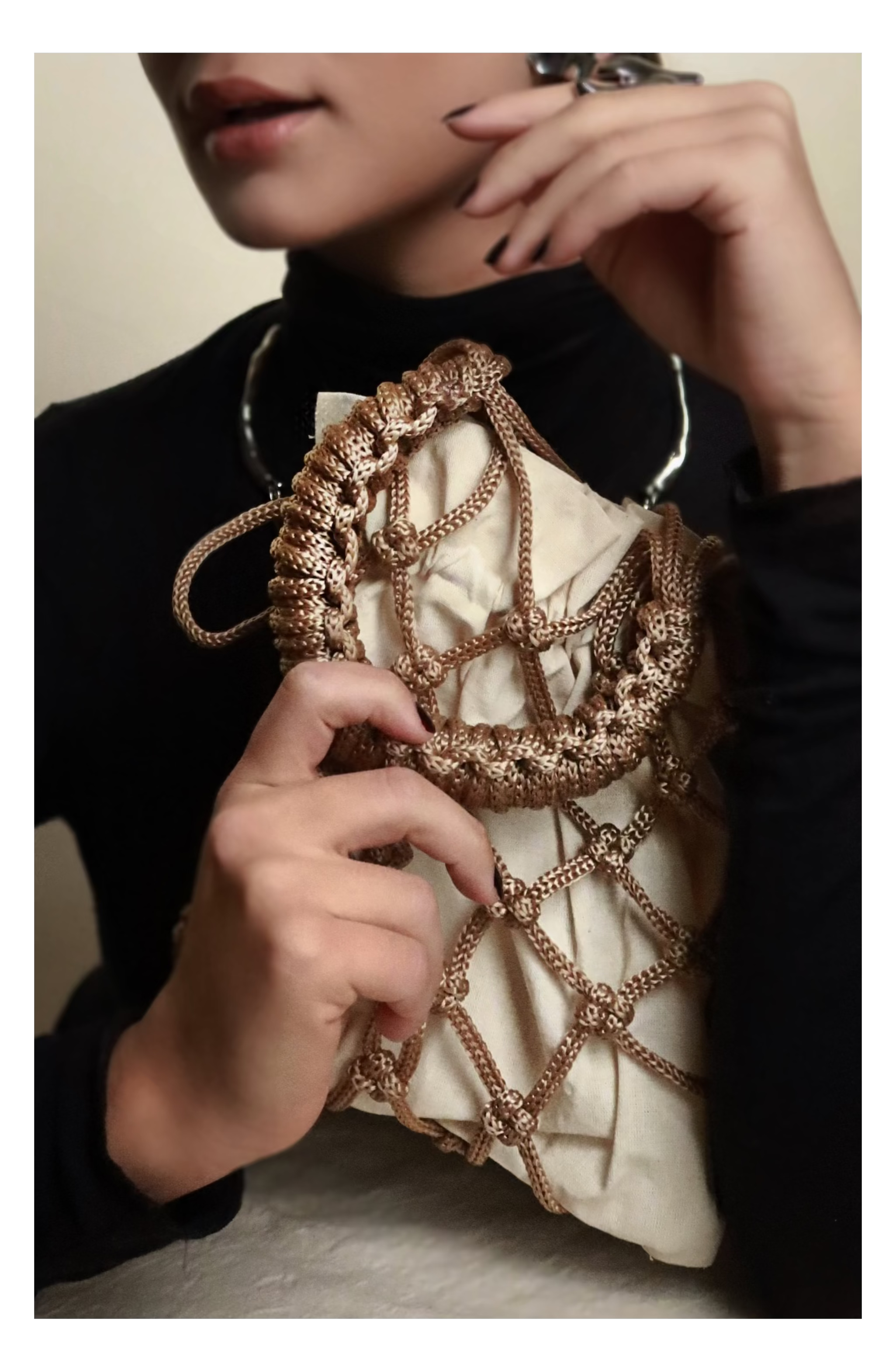 NOS Macramé Gold small