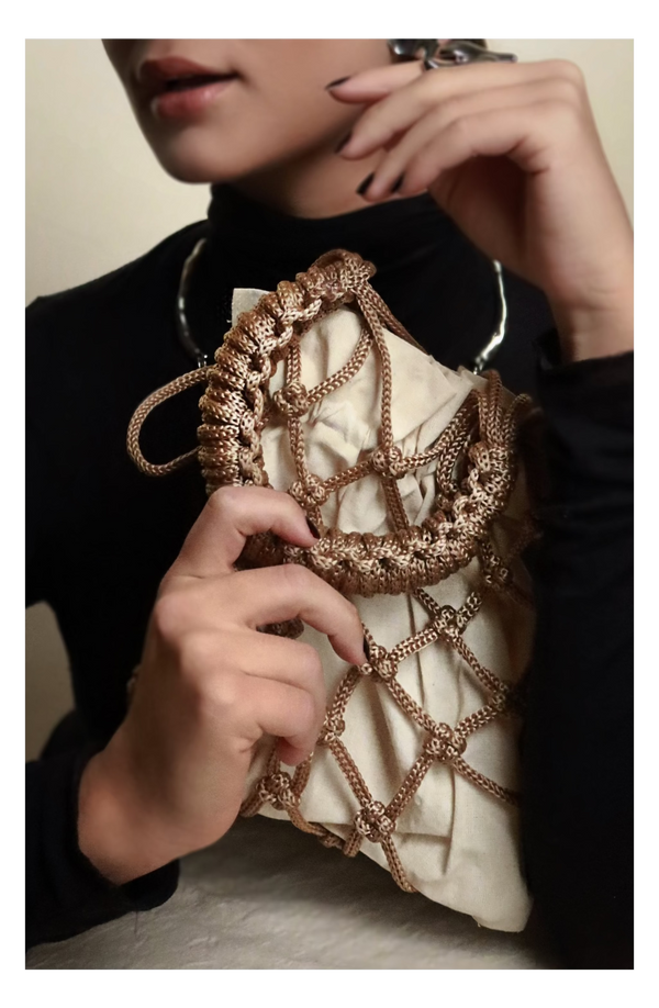 NOS Macramé Gold small