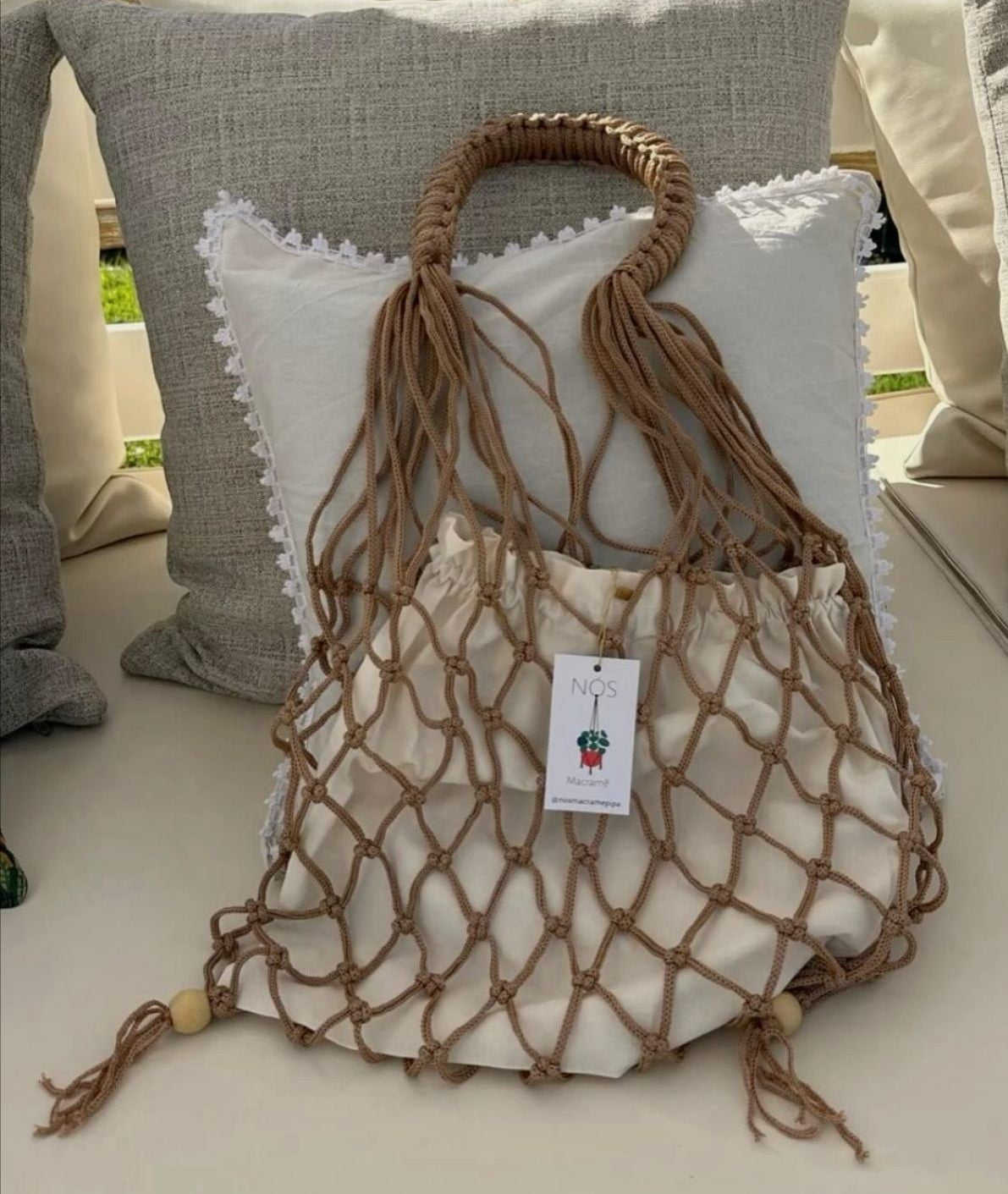 NOS Macramé Gold